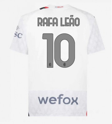 AC Milan Rafael Leao #10 Udebanetrøje 2023-24 Kort ærmer